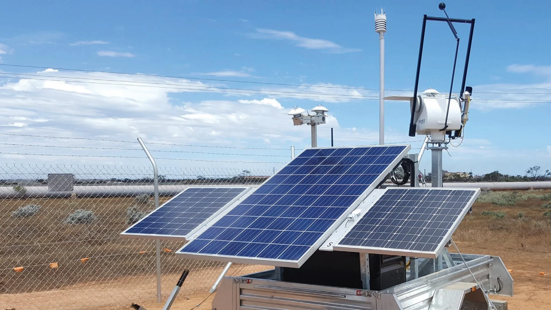 Off-grid solar powered shelter by Atlantic coast wilderness